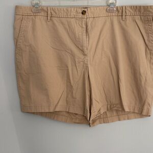 Talbots Khaki Bermuda Shorts
